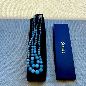 Stauer aquamarine necklace